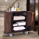 Metal Housekeeping Cart w/ Cloth Panels 3