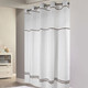 Matt-Satin Hang-2-It Shower Curtain - 72" x 74" 2