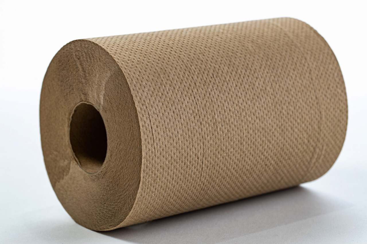 7.8" x 350' Paper Towel (Natural) - 12 Rolls/cs.