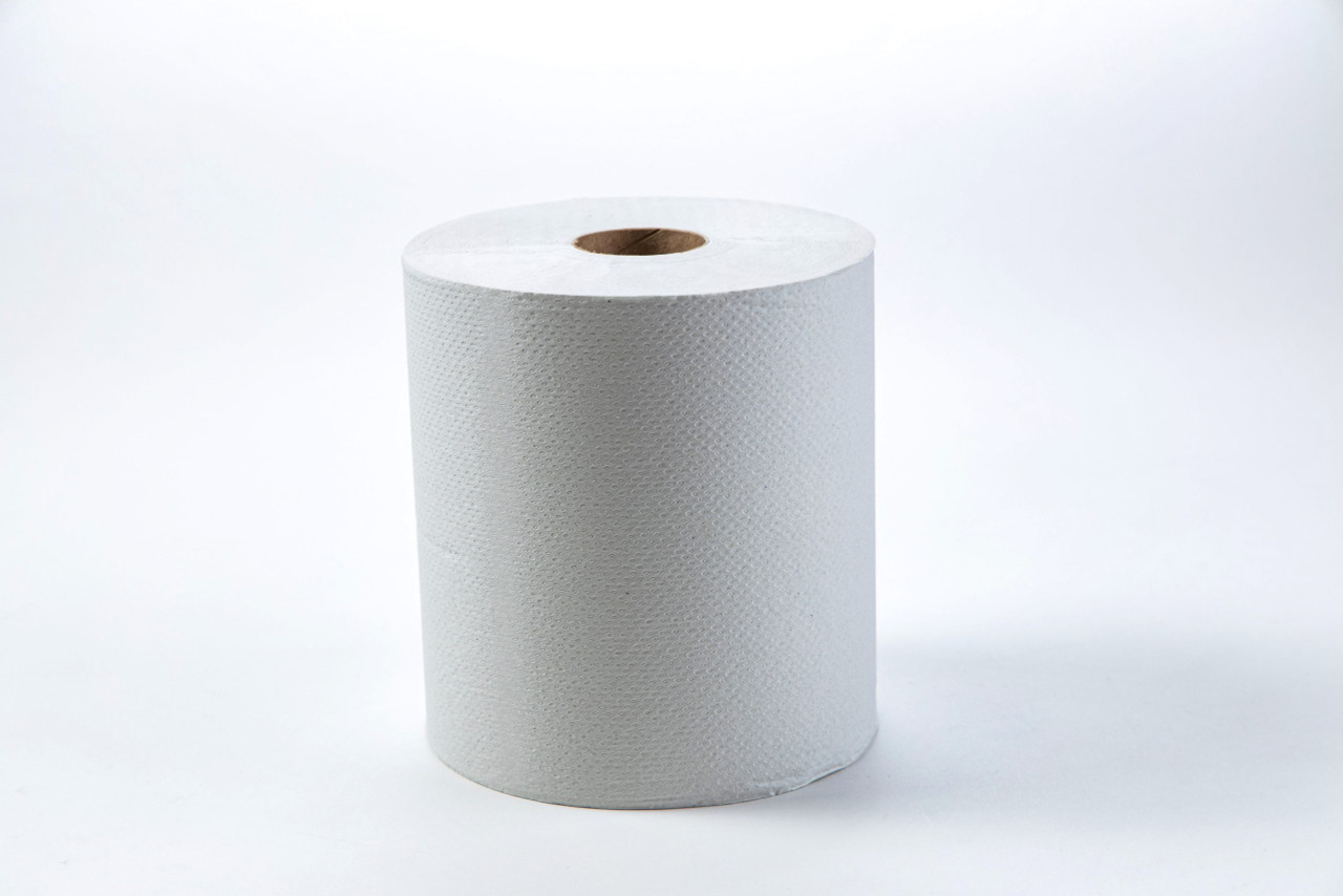 7.8" x 800' Paper Towel (White) - 6 rolls/cs.