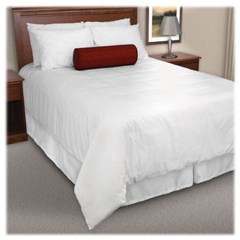 LodgMate T-200 White Duvet Cover - Full 84"x94"