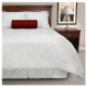 LodgMate T-200 White Duvet Cover - Full 84"x94" 3