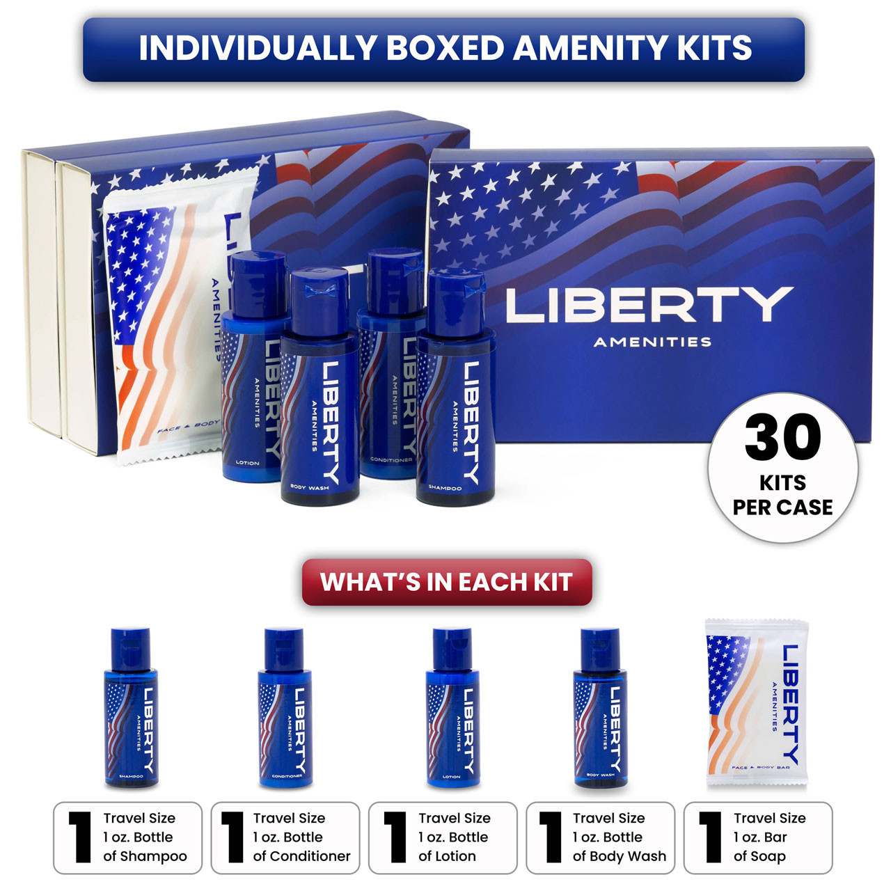 Liberty Amenity Kit - 30 Kits/cs. 0