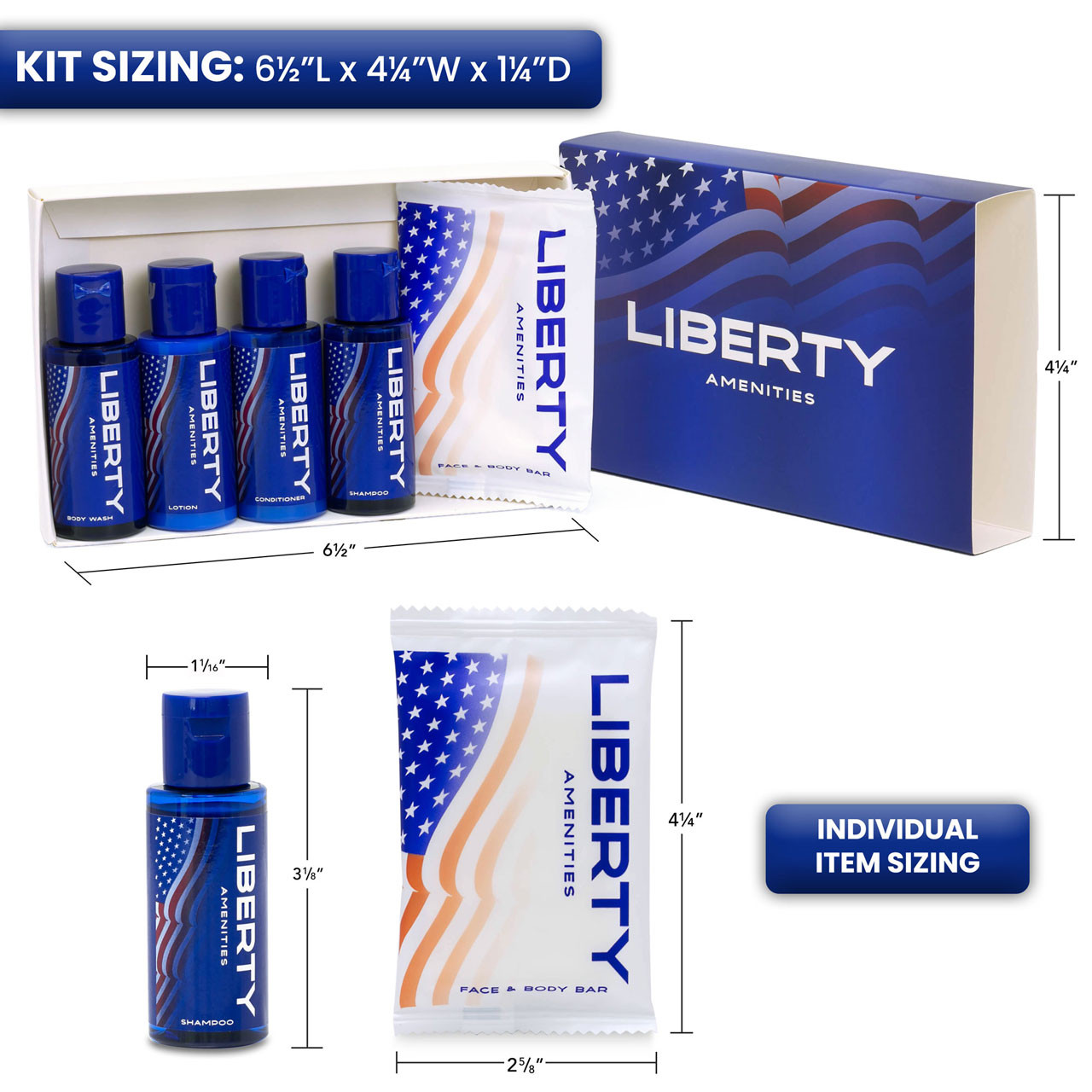 Liberty Amenity Kit - 30 Kits/cs. 1