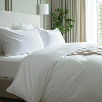 Millennium 250 ct. Solid White Pillow Sham - Standard 20" x 26"