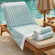 Martex Morning Glory Stripe 24" x 50" Pool Towel - 10.5 lbs/dz. 3