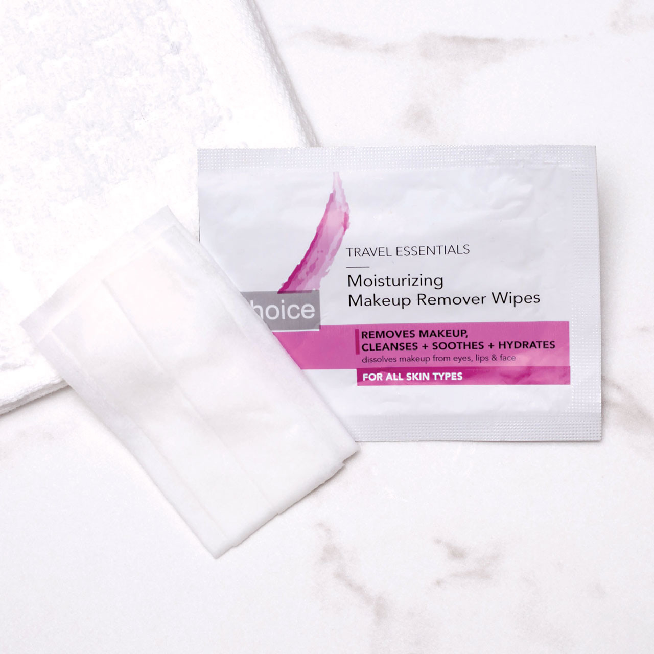 Clear Choice Makeup Remover Wipes - 500/cs. 1
