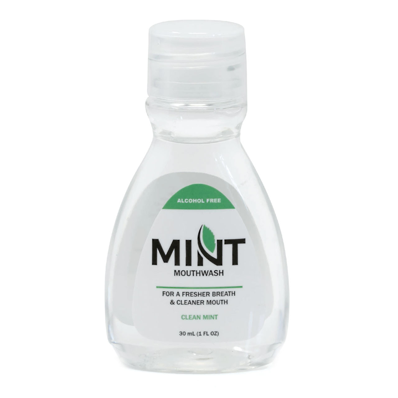 1 oz. Mint Mouthwash Bottle - 150/cs. 1