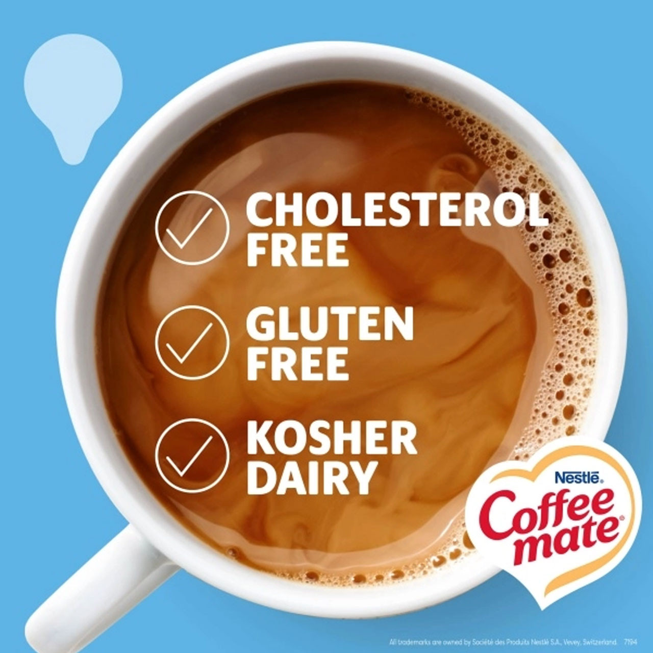 Coffee-mate French Vanilla Liquid Coffee Creamer - 180/cs. 3