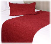Chenille Bolster Pillow - 24" x 12"