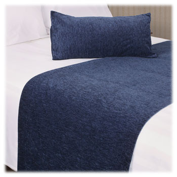 Chenille Bolster Pillow - 24" x 12" 2