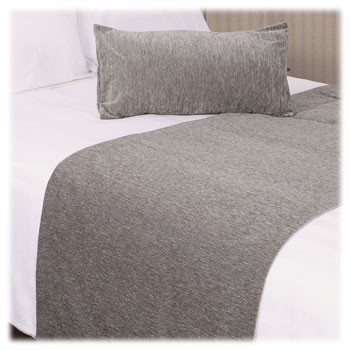 Chenille Bolster Pillow - 24" x 12" 3