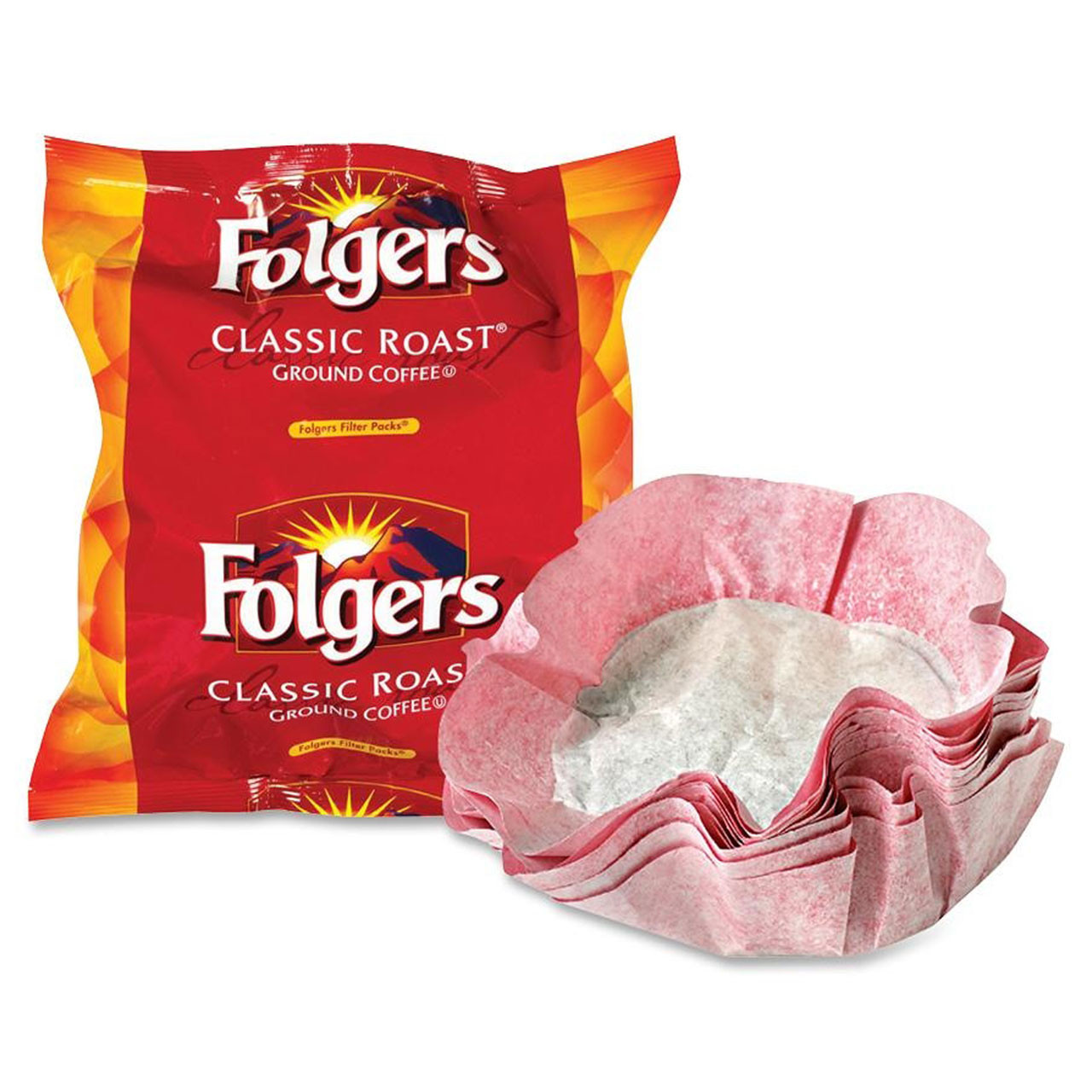 Folgers Regular Coffee 12-Cup Filter Pouch - 40/cs. 0