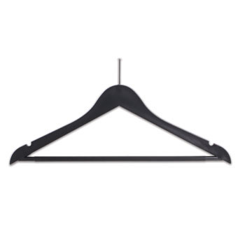 LodgMate Plastic Hangers (Ball Top) - 100/cs
