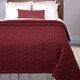 Paloma Velvet Quilted Coverlet - Full XL 84"x96" 3