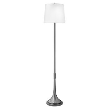 Teardrop Collection - Brushed Steel Floor Lamp (60"H) - *Oversized