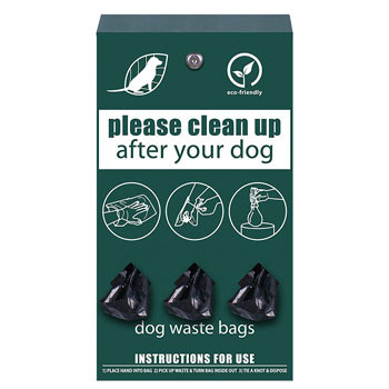 Pet Waste Roll Bag Dispenser for Pet Waste Station