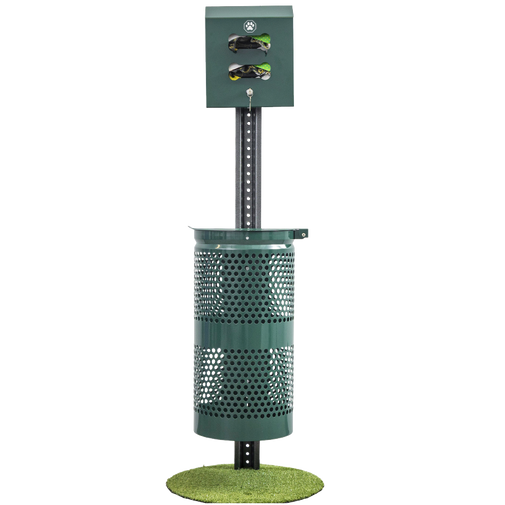 Universal Pet Waste Dispenser Combo (Bag Dispenser Waste Receptacle) 0