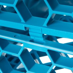 OptiClean™ 16-Compartment Divided Glass Rack Extender 2