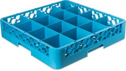 OptiClean™ 16-Compartment Divided Glass Rack 0