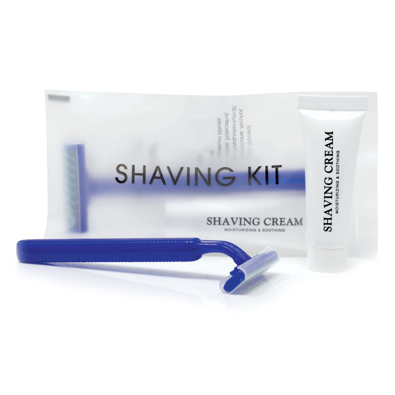 Shave Kit (2-Blade Razor 0.35 oz. Shaving Cream) - 250/bx. 1