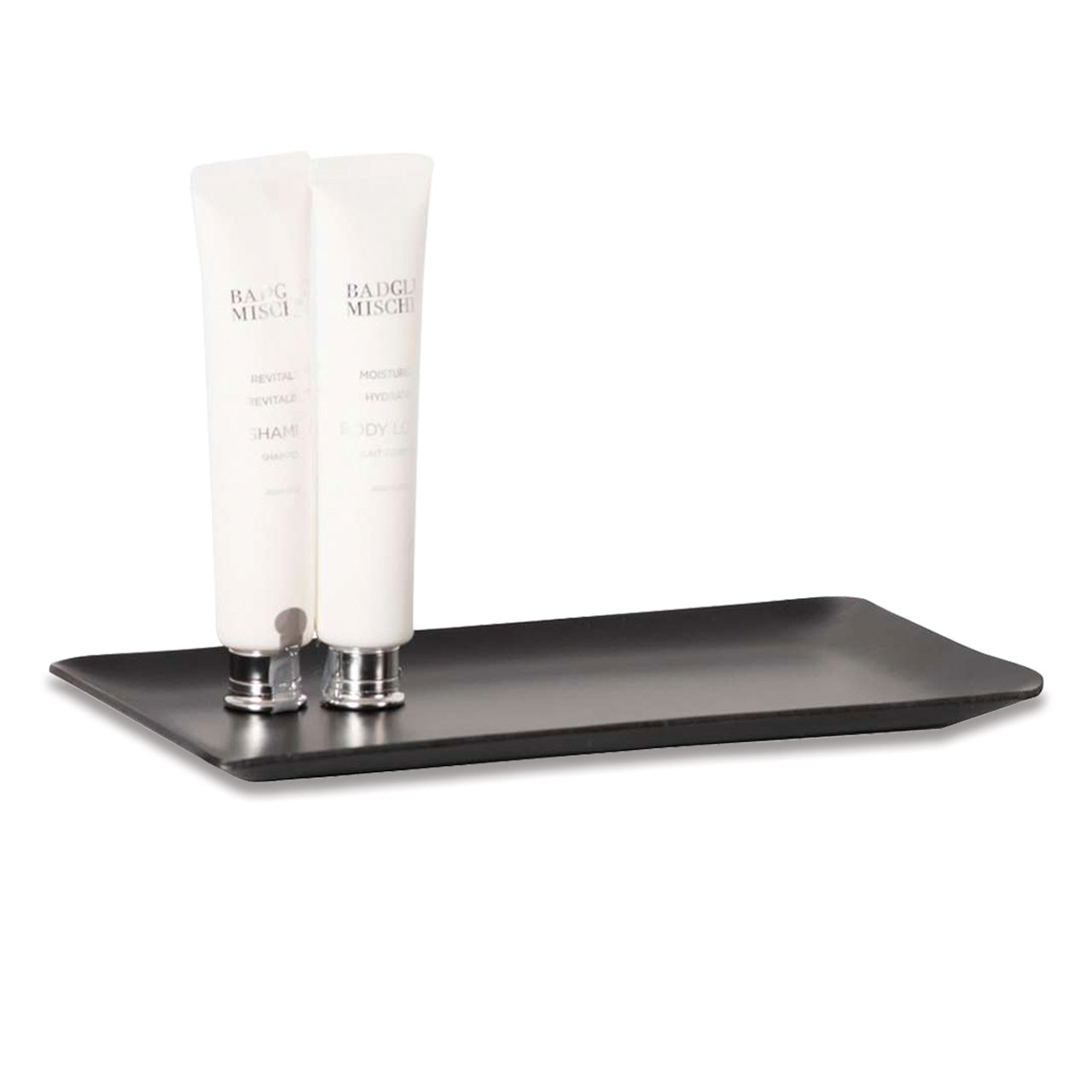 Leatherette Rectangular Amenity Tray - 5" x 9" 0