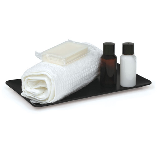 Leatherette Rectangular Amenity Tray - 5" x 9" 2