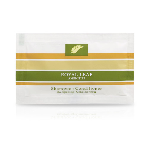 Royal Leaf 0.34 oz. Conditioning Shampoo Packet - 500/cs. 0