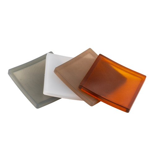Serenity Square Soap Dish - 4" x 4" x 0.5" 0