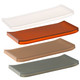 Serenity Rectangular Small Amenity Tray - 4" x 8" x 0.5" 1
