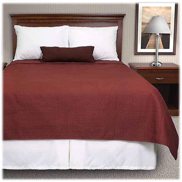 Cathedral Square Coverlet - King 108"x96" 0