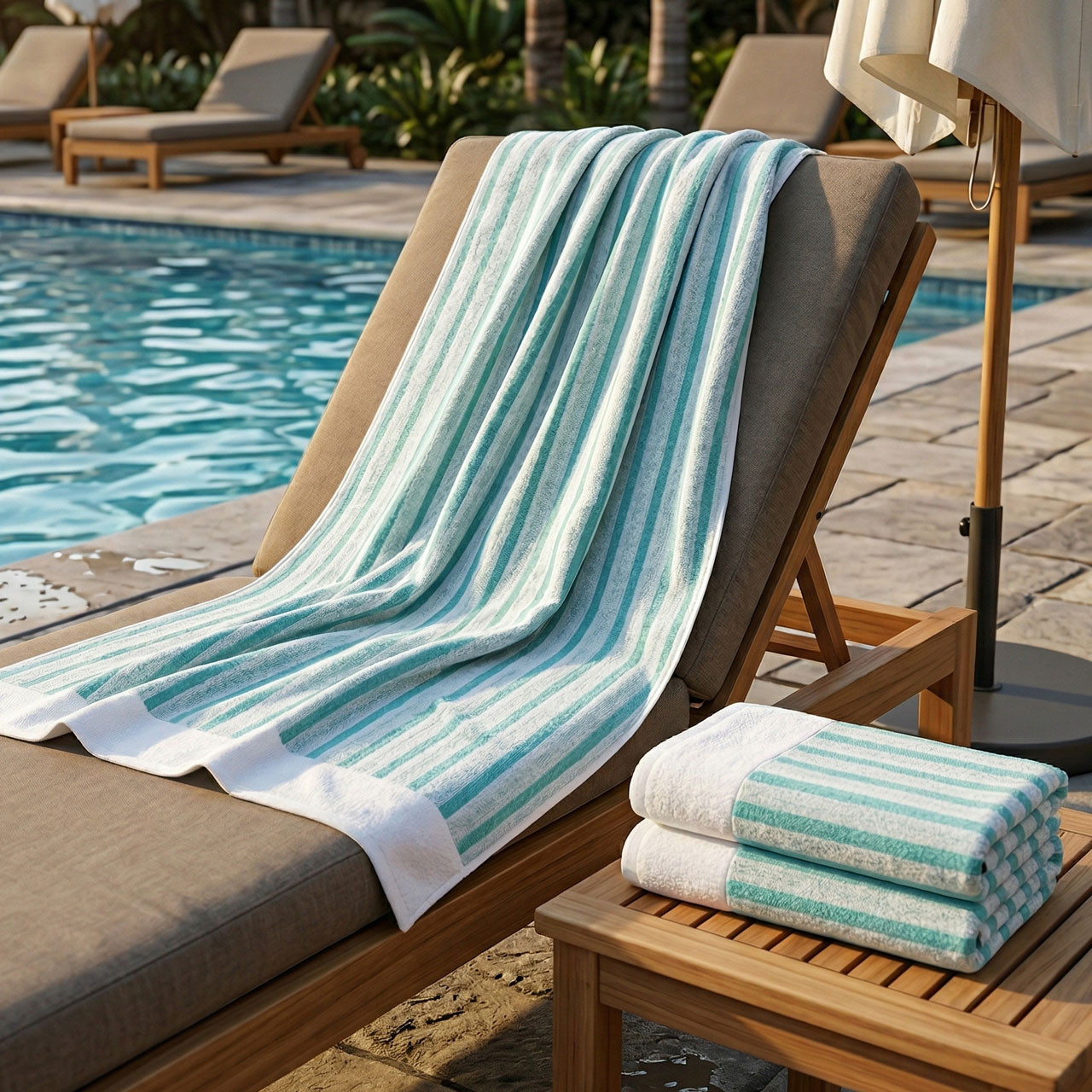 30" x 60" Pool Towels - 9.5 lbs/dz. 1