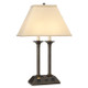 Linen Shade for Desk Lamp - 9½"H x (7"x15")T x (9"x16")B 2