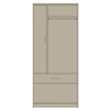 Sleep Inn Wardrobe - Door Left - 36"W x 24"D x 78"H 0