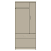 Sleep Inn Wardrobe - Door Right - 36"W x 24"D x 78"H 0