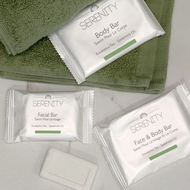 Serenity .7 oz. Facial Soap - 500/cs. 0