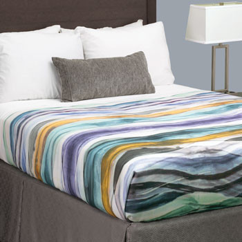 Sea to Sky Decorative Top Sheet - Queen 98" x 100"