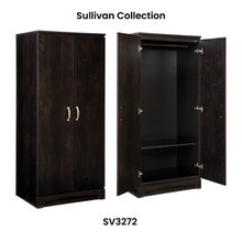 Sullivan Wardrobe Double Door - 32"W x 24"D x 72"H 0
