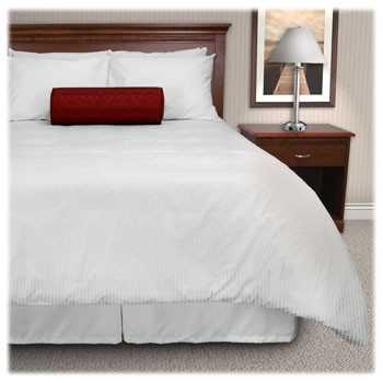 T-310 Tone on Tone White Duvet Cover - Full 84"x94" 0