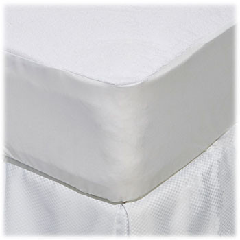 Terry Cloth Fitted Mattress Protector- Full XL 54" x 80" x 11-16"D