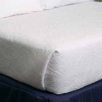Triton 100% Polyester Top Sheet - Full 86" x 96" 0