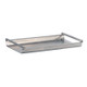 Brushed Metal Rectangular Amenity Tray 1
