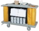 Deluxe Full-Size Housekeeping Cart w/ Doors 2