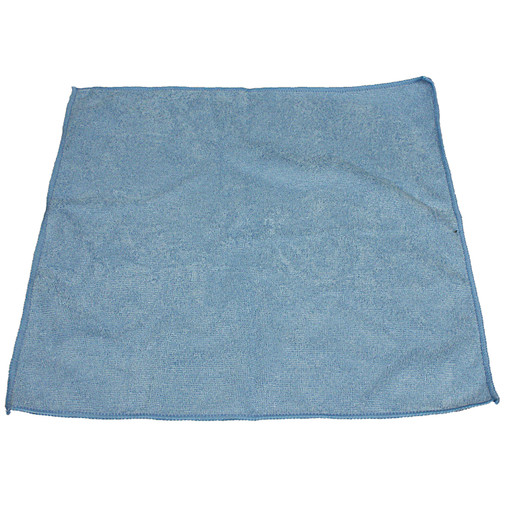 16" x 16" Microfiber Cleaning Cloth - Blue 0