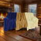 Vellux® Renew Polyester Chenille Blanket - King 108" x 90" 1