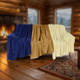 Vellux® Renew Polyester Chenille Blanket - Full/Queen 90" x 90" 2