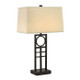 Teardrop Collection - 1 Light Nightstand Lamp with 1 Outlet & USB (29"H) 2