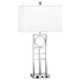 Teardrop Collection - 1 Light Nightstand Lamp with 1 Outlet & USB (29"H) 3
