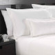 Striped White Woven Top Sheet - King 114" x 114" 2