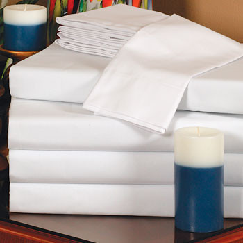 Thomaston 180 ct. White Fitted Sheets - Queen 60"x80"x9"